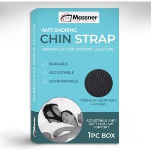 Premium Chin Strap for Sleeping, Breathable, Comfortable CPAP Chin Strap for snoring- Airflow jaw Strap for Men and Women, Adjustable Snore Stopper Chin Strap, Keep Mouth Closed While Sleeping