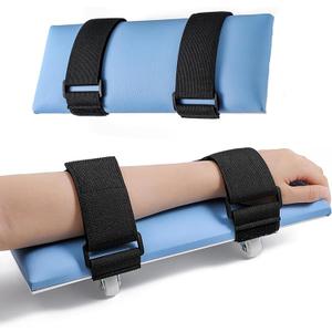 Desktop Rehab Skateboard, Arm Rehabilitation Exercise Assisting Equipment 360 Roating Wheels Rehabilitation Trainer for Stroke Hemiplegia Nerve Injury (Blue)