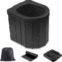 Portable Toilet for Camping, Potty Adults, Porta Travel Commode Bucket Car, Travel, Outdoor, Hiking, Backpack, Trips, Tent, Boat, Beach, Traffic Jam, Home