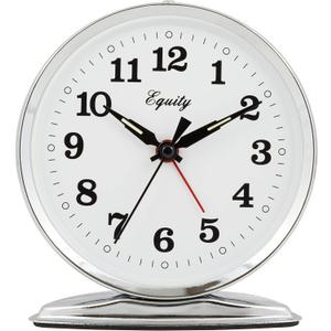 Equity 24014 Wind-Up Loud Bell Metal Alarm Clock Pack of 1