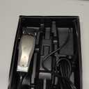 Andis 01815 Professional Master Adjustable Blade Hair Clipper, Carbon Steel T-Blade - Silver