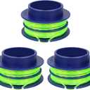 0.080-Inch Pre-Wound Dual Line String Trimmer Line Spools, 3 Pack