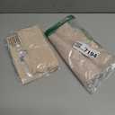 2 x Cicy Bell Mini Skirts for Women High-Waisted Zip Up Casual A-Line Spandex Womens Office Work Wear Faux Pocket (Beige)