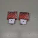 YEXLE 2 Pack Christmas Tree Night Light Plug-in, Xmas Red Nightlighs Dusk to Dawn Smart Sensor Led Nightlight for Bedroom Bathroom Kitchen Hallway Stairs Energy Efficient Decor Desk Lamp