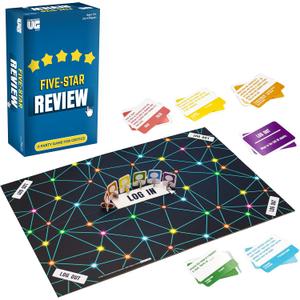 University Games, 5-Star Review Party Game, The Game of Crazy Reviews, for 2 or More Players Ages 12 and Up