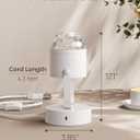 Joyzy Plug in Dynamic Ocean Wave Table Lamp Water Ripple Night Light Projector for Room Christmas Party Decoration Lighting Color Changing Ambient Lamp Vivid Water Wave Effect Lights Projection