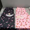 Ekouaer 2 Pack Womens Pajamas Sets Short Sleeve Tops and Capri Pants Pjs Colorful Printed Sleepwear Sets, XL