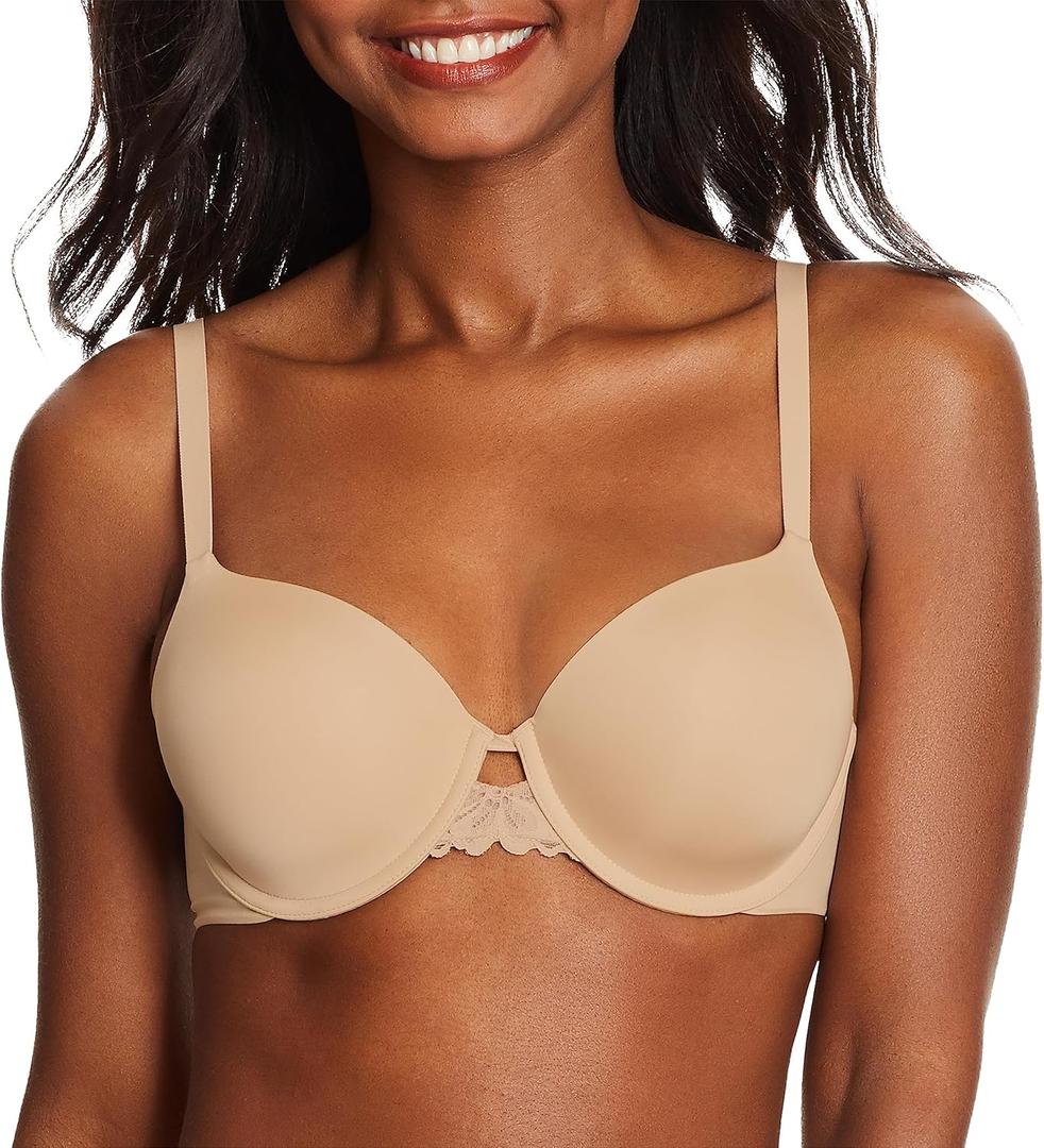 Maidenform womens One Fab Fit Underwire Bra, Microfiber T-shirt Bra, Convertible (Retired Colors) (36D, Paris Nude) Maidenform womens One Fab Fit Underwire Bra, Microfiber T-shirt Bra, Convertible (Retired Colors) (36D, Paris Nude)