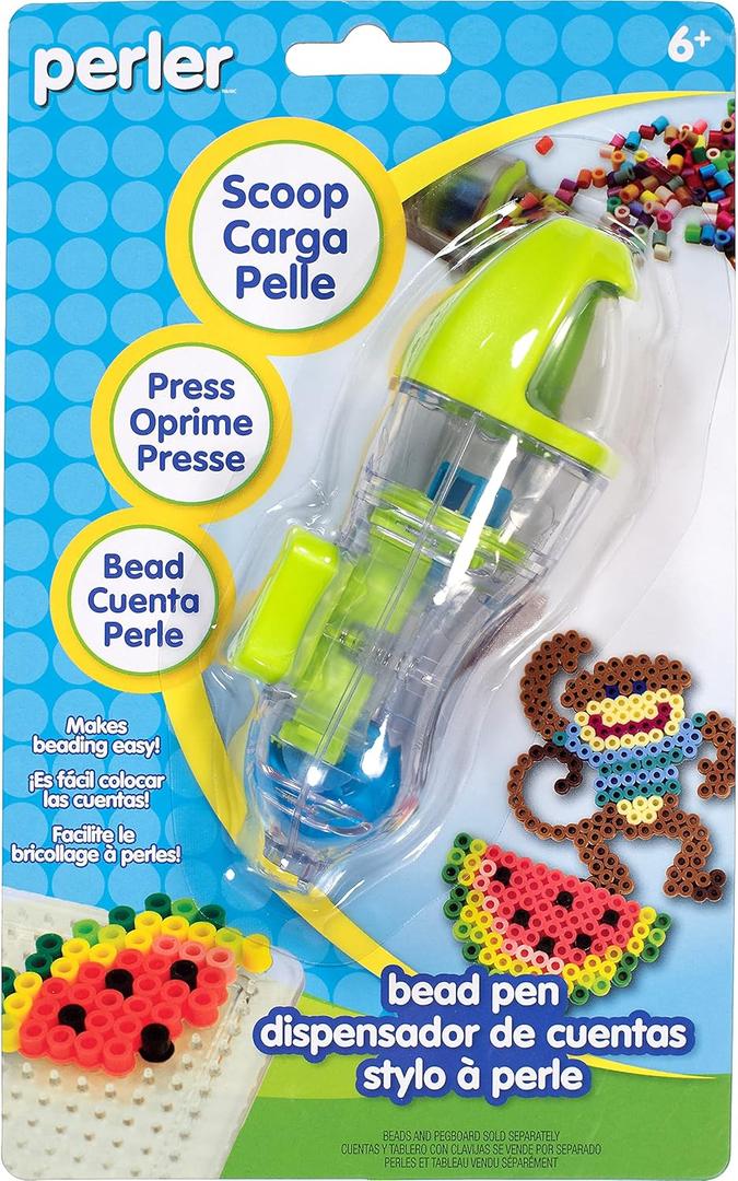 Perler Beads Pen Bead Dispenser Kid's Crafts, 1 pc, Lime Green
