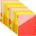 Mr. Pen- Binder Dividers with Pockets and Tabs, 2 Sets, 8 Pack/Set, Colorful, 3 Ring Binder Dividers with Tabs and Pockets on Both Sides (Citrus Fresh)