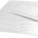 Infinite Pack 100 CT 12"x"18" inches 1 Mil Clear Plastic Flat Open Poly Bags Great for Proofing Bread, Dough, Storage, Packaging and More