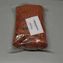 Fall Throw Pillow Covers 18x18 Inch, Set of 2 Burnt Orange Soft Corduroy Boho Textured Pillow Cases Farmhouse Decorative Cushion Covers for Halloween Couch Patio Living Room Sofa, Rust