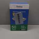 50 Pack (100-Piece) 32 oz Meal Prep Containers Reusable with Lids 3-Compartment, To Go Take Out Plastic Food Storage Containers, Sturdy Leakproof Food Safe, Microwave Freezer Dishwasher Safe, Silver