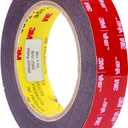 3M 5952 VHB - Cinta adhesiva: 1 pulgada. x 15 pies. (Negro)