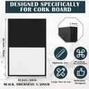 Ireer Framed Bulletin Board 36 x 24 Inches Magnetic Cork and Whiteboard Combo Dry Erase and Cork Board Combo for Wall Mounted Presentation Supplies Home Office School, 36.2" x 24.4"