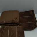 Yimobra 3 Pieces Memory Foam Bath Mat Sets, 31.5 x 19.8 + 17x24 and U-Shaped for Bathroom Rugs, Toilet Mats, Non-Slip, Soft Comfortable, Water Absorption, Machine Washable, Brown
