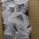 Bestluck 100 Pack Champagne Flutes Plastic, 4.5 oz Silver Glitter Plastic Disposable Stemware, Disposable Champagne Flutes for Party, Mimosa Bar, Wedding, Anniversary and Graduation