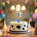 Number 6 Birthday Candles,Toy Theme Cake Toppe,Cartoon Number 6 Candles,Cowboy Six Cake Decoration,Cowgirl Party of Baby Shower for Boy Girl Birthday Supplies