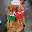 OurWarm 10FT Christmas Inflatables Gingerbread House Decorations, Outdoor Christmas Decorations Built-in LED Gingerbread Christmas Decor for Blow Up Yard Decorations