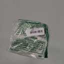 2 Pcs Clear Plastic Luggage Tag Loop Straps 5.9 Inch Tag Loops Transparent Name Tags Loop for Bag Tags ID Card Badge Holders