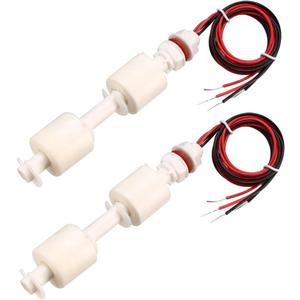 uxcell PP Float Switch for Water Pump Tank Liquid Water Level Sensor M10 115mm Length 2pcs