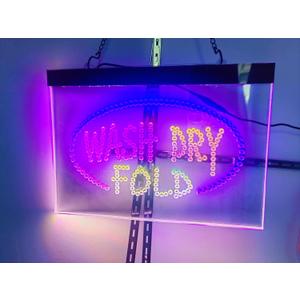 Bar Neon Light Sign Led Wash Dry Fold For Business, Super Bright Led Open For Laundromat, Electric Advertising Display For Laundry Business Store Window Decor. (hsw01333) Lamp Neon Like Signs Wall Bar Neon Light Sign Led Wash Dry Fold For Business, Super Bright Led Open For Laundromat, Electric Advertising Display For Laundry Business Store Window Decor. (hsw01333) Lamp Neon Like Signs Wall