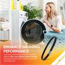 Canamax W10006384 Washer Drive Belt - Compatible with Whirlpool Kenmore Washers - Replaces W10006384 AP6014712 PS11747978 WPW10006384 - Pack of 2