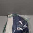 Maliton XXX Large Cotton Rope Blanket Basket, 22" x 22" x 14" Storage Baskets for Organizing, Kids Dog Toy Storage Box Organizer Bins, Blanket Holder for Living Room, Bedroom, Kids Room, Bathroom (White & Blue)