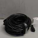 16AWG 10A 1250W 125V 100 Ft Outdoor Extension Cord Waterproof, Weatherproof & Flame Retardant Black 3 Prong Power Cord Outside for Lawn & Garden, SJTW ETL Listed
