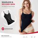 Nebility Compression Tanks for Women Tummy Control Shapewear Tank Top Seamless Body Shaper Lace Cami Camisoles(XX-Large, Black) (Black, XXL)