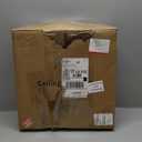 KDG 15.8" Low Profile LED Ceiling Fans with Light, Reversible Flush Mount with Remote and 6 Winds Speeds Fan Lighting, 3 Colors Dimmable for Bedroom, Living Room, Kids, Dinning Room, Kitchen (Black)