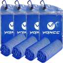 YQXCC 4 Pack Cooling Towels | 40"x12" | Ice Cool for Neck | Microfiber Soft Breathable Chilly | for Yoga, Golf, Gym, Camping, Running, Workout & More Activities