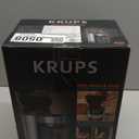 KRUPS Flat Burr Coffee Grinder Electric, 18 Adjustable Grind Settings, 2-20 Cups per Grind, Single Touch, Coffee Bean and Spice Grinder, Stainless Steel, Black