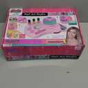 Nail Polish Kit for Girl , Kids Nail Art Salon Set with Nail Dryer , Nail Art Kit for Girls Ages 6-12,Makeup Manicures Decoration Studio Gifts for Christmas Birthday Spa Party Favors