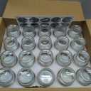 VERONES Mason Jars 4 OZ, Canning Jars With Regular Lids, Ideal for Jam, Honey, Wedding Favors, Shower Favors, DIY Spice Jars, 40 PACK