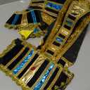 fun shack Egyptian Costume For Boys, Kids Pharaoh Outfit, Egyptian King Attire, Pharaoh Dress Up For Children (Medium)