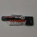 1/4" Ratchet Socket Wrench Set,12 Pieces Drive Sockets Set with Quick Released Ratchet Handles and Extension Bar