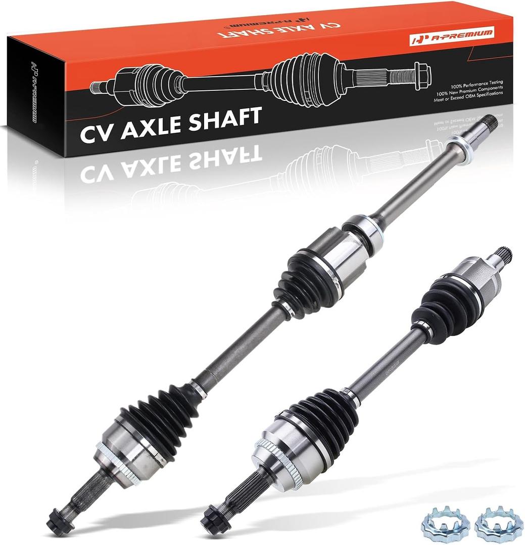A-Premium Pair (2) Front CV Axle Shaft Assembly Compatible with Toyota Camry 2012 2013 2014 2015 2016 2017, L4 2.5L GAS, Driver and Passenger Side