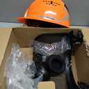 GREEN DEVIL Industrial Chainsaw Helmet with Face Shield Built in Visor and Ear Muffs 4 in 1 System ANSI Z89.1 Safety Hard Hat Adjustable Headgear Ideal for Forestry and Arborist Work Full Brim Style