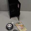 Vercraft 12 Pcs Mini Locker 10.8 Inch Miniature Storage with Lock and 2 Keys Small Cute Functional Locker for Desktop Bedroom Home Office(Black,Panda)