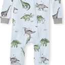 Burt's Bees Baby Boys' Snug Fit One-Piece Footed Non-Slip Sleeper 12M