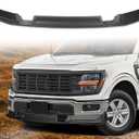 Front Bumper Lip Fit for Ford for F-150 2024-2026 Matt Black 3PCS