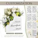 RattanView Wooden Welcome Wedding Sign with Flower Box 24 x 18 Inches