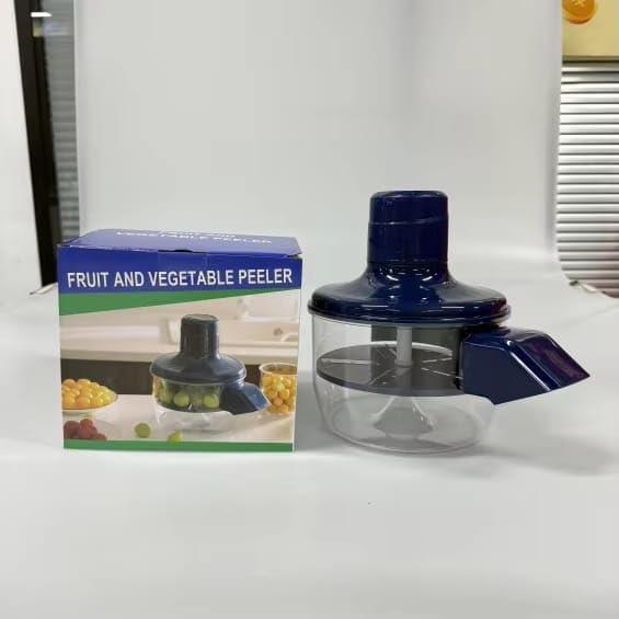 Automatic Electric Peeler, 1300mAh Cordless Rechargeable Fruit & Vegetable Peeling Machine,Easy-Clean Multi-Function Tool for Garlic, Cherry Tomato & Plum