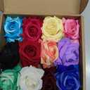 12 Pack Rose Hair Clip Flower 2.8'' Hairpin Floral Brooch Floral Hairclips Mexican Flowers Hairpin Party Supplies for Women Rose Hair Accessories Wedding Pack(Multi Colors)