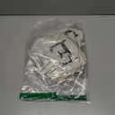 Whaline 2Pcs Christmas Burlap Banner Felt Merry Christmas Banner Black White Pre-Assembled Xmas Bunting Garland for Home Party Hanging Decoration Supplies