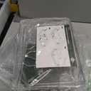 Acrylic Cabinet Organizer Shelf,4 Pcs Stackable Kitchen Counter Shelves,Spice Rack,Countertop Organizers,Clear Plastic Storage Organization for MakeupBathroom,Cupboard,Desk,Pantry