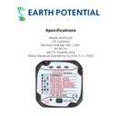 Earth Potential Outlet Tester for Standard US 110v Electrical Outlets Checks Live, Neutral & Earth Connections & Polarity with Automatic Status Display Includes a GFCI Tester