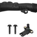 13717615026 Intake Hose Intercooler Hose to Throttle Housing Compatible With BMW 135i E82 E88, 335i E90 E91 E92 E93 E94 L6 2011 Air Intake 13717599294