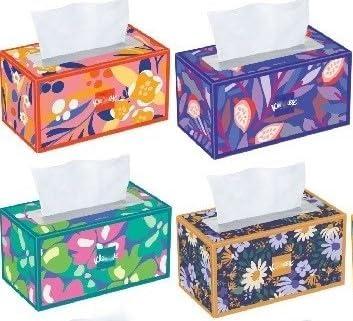 Trusted-Care Facial Tissues, 2-Ply, 4 Big Boxes (230 Tissues per Box, 920 Total) Soft, Strong, and Absorbent Unscented 